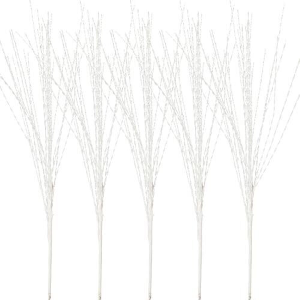 8652 24-Pack Decorative Christmas Tree Branches Shimmering Tinsel Twigs